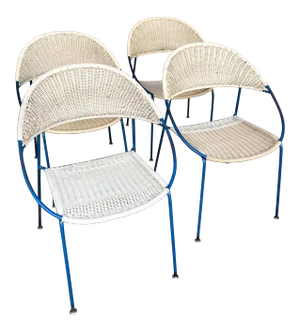 Model Du41 by Gastone Rinaldi for Rima Chairs- Set of 4