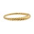 Early 21st Century David Yurman 18k Yellow Gold Pure Form Hinged Cable Bangle Bracelet 7mm For Sale - Image 5 of 8