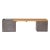 Contemporary Outdoor Concrete & Teak Planter Bench For Sale - Image 3 of 9