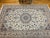 1900 - 1909 Vintage Exceptionally Fine Persian Nain Habibian Area Rug, Hand-Knotted Wool & Silk, Floral Pattern, 7x10, Ivory & Blue For Sale - Image 5 of 16
