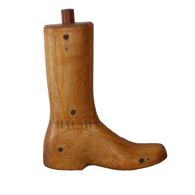 Early 20th Century Early-Mid 20th Century Cobbler's Boot Last/Form #10 For Sale - Image 5 of 5