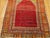 Vintage Turkish Prayer Area Rug, Hand-Knotted Wool, 4x5, Abrash Red & Yellow For Sale - Image 9 of 14