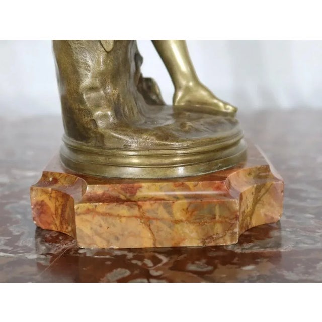 A. Carrier-Belleuse, Female Bather, Mid-19th Century, Bronze For Sale - Image 18 of 18