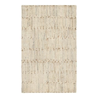 Marie Flanigan for Dash & Albert Malone Oatmeal Tufted Wool Rug, 2'6" x 8' For Sale
