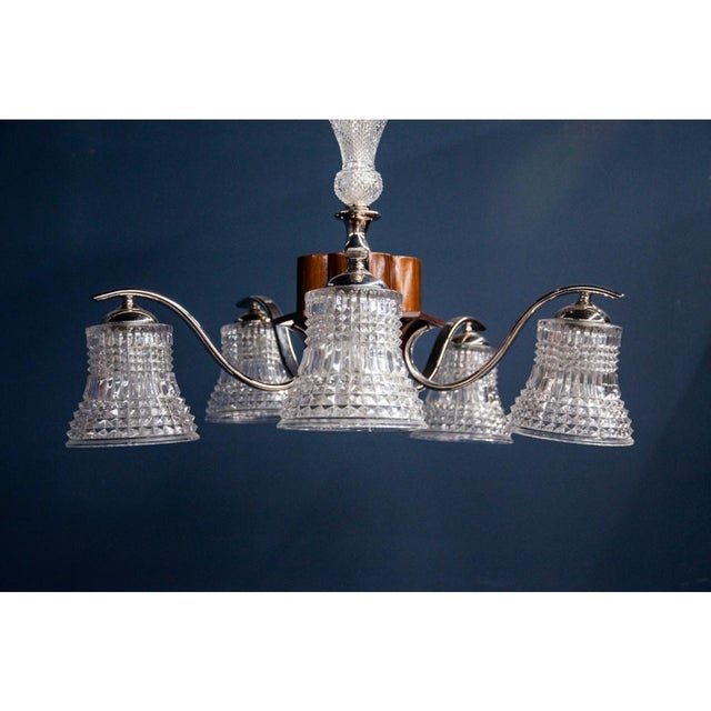 1950s 20th Century Pendant Lamp, Poland, 1950s For Sale - Image 5 of 9