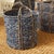 Denim Round Baskets, Set Of 3 For Sale - Image 11 of 11