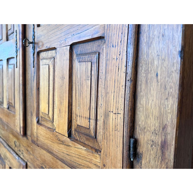 Late 18th Century Wardrobe, Cupboard or Cabinet, Walnut, Castilian Influence, Spain Restored For Sale - Image 13 of 18