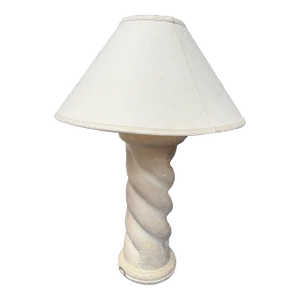Michael Taylor Style Plaster Table Lamp 1980’s