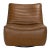 The McClain Swivel Single Sofa offers a stylish blend of comfort and versatility, wrapped in rich Roche Tan top grain...