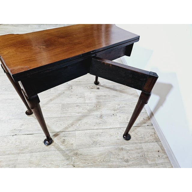 Antique Game Table in Walnut, 1800s For Sale - Image 11 of 18