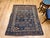 Persian Antique Caucasian Shahsavan Tribal Rug, Hand-Knotted Wool, Geometric Pattern, Navy & Green, 5x6 For Sale - Image 3 of 16