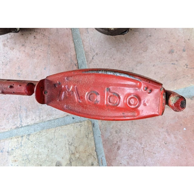 Rare Vintage 1940s Mobo Metal Bronco Toy Horse From England For Sale - Image 9 of 11