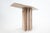 Cream Vintage Travertine Console, Italy For Sale - Image 8 of 10