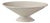 Large Handcrafted Ceramic Pedestal Bowl by NPage Studio X Lostine in Salt White For Sale