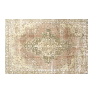 1960s Turkish Oushak Rug For Sale