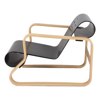 Vintage Plywood Model 41 Paimio Lounge Chair by Alvar Aalto for Artek, 1930s For Sale