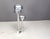 Mid-Century Modern Space Age Chromed and Glass Floor Lamp, 1970s For Sale - Image 3 of 10