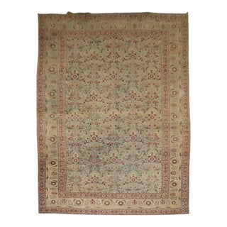 Antique Zabihi Collection Persian Meshed Oversize Carpet For Sale