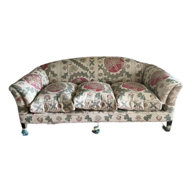 Robert Kime Abbey Sofa in Tashkent on Linen For Sale