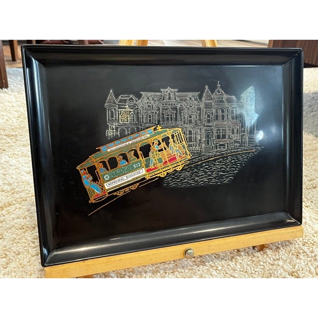 Couroc of Monterey Phenolic Resin Tray For Sale In New York - Image 6 of 9