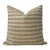 Baja Striped Woven Pillow Cover in Natural, 22x22 Pillow For Sale