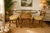 Vintage Honeymoon Coastal Bamboo & Rattan Oval Glass Dining Set With Two Chairs For Sale - Image 10 of 10