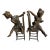 Antique Franz Iffland Art Nouveau Bronze Sculptures - Mirrored Pair For Sale