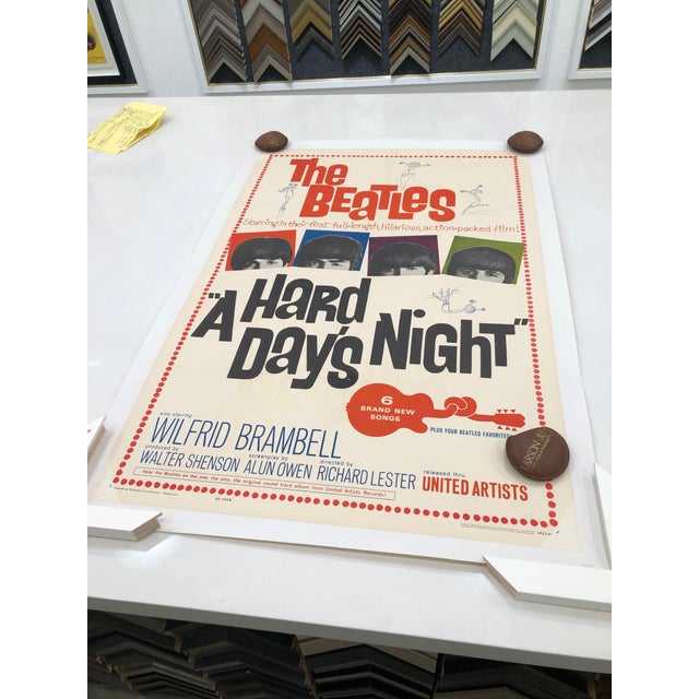 Beatles A Hard Days Night original theatrical poster; great condition. I don’t want to sell it but I have to! It spent...