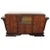 Spanish Art Deco Burl Walnut Credenza Buffet with Mirror For Sale - Image 11 of 11