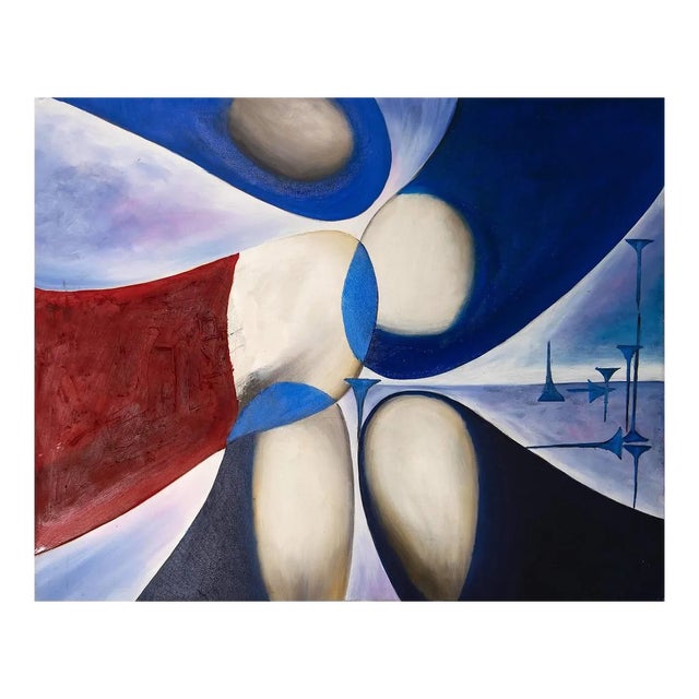 Giorgio Lo Fermo, Five Shapes, 2020, Oil Painting For Sale