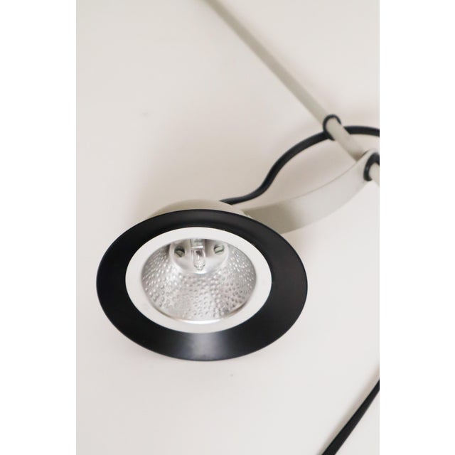 Minimalist Black and White Desk Lamp by Schweitzer, 1980s For Sale - Image 6 of 13