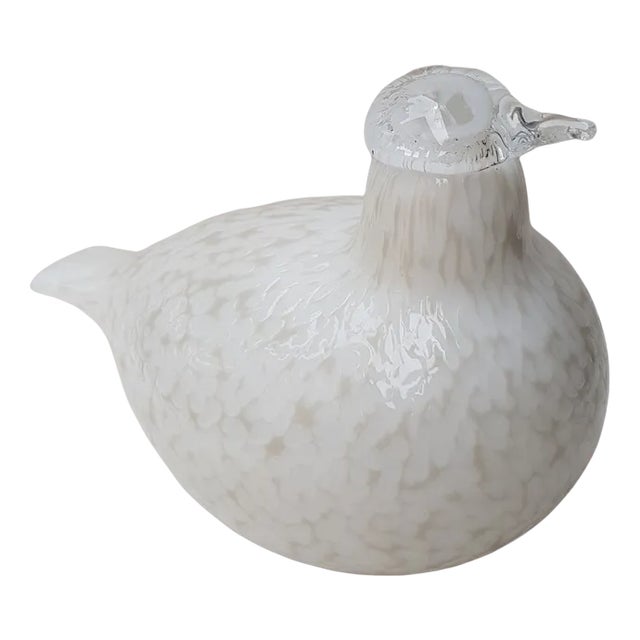 Finnish Glass Bird by Oiva Toikka for Littala, 1970s For Sale