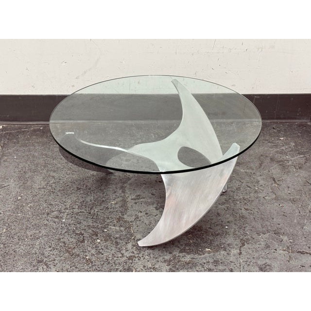Ronald Schmitt for Knut Hesterberg Propeller Coffee Table, Circa 1970's For Sale In San Francisco - Image 6 of 12