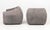 Animal Skin Modern Style Gray Suede Tub Chairs, Pair For Sale - Image 7 of 8