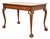 Baker Furniture Chippendale Carved Mahogany Writing Desk, Newly Refinished For Sale