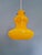 Vintage Yellow Opaline Glass Pendant Light, Italy, 1960s For Sale - Image 6 of 14