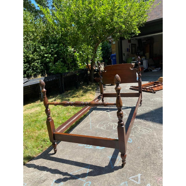 Antique Twin Spindle Beds a Pair Chairish