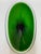 Early 1950s Oval Green Glass Sommerso Console Bowl Attributed to Erickson Glass For Sale - Image 11 of 11