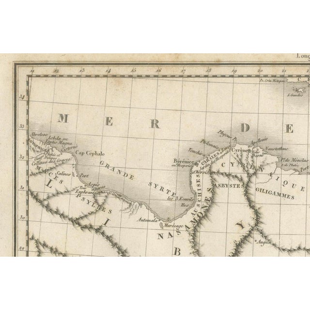 Antique Map of Ancient Egypt, Libya & Syria from Ambroise Tardieu, 1824 For Sale - Image 6 of 12