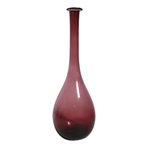 Purple Art Glass Murano Vase Circa 1970's