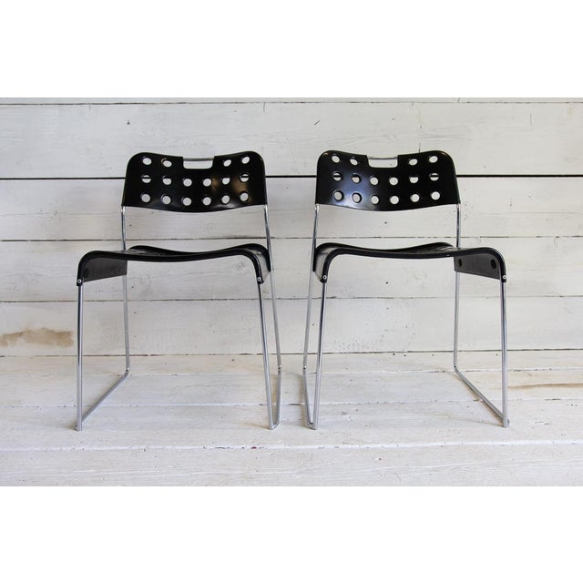 Omstak Chairs by Rodney Kinsman for Bieffeplast, 1970s, Set of 9 For Sale - Image 11 of 18