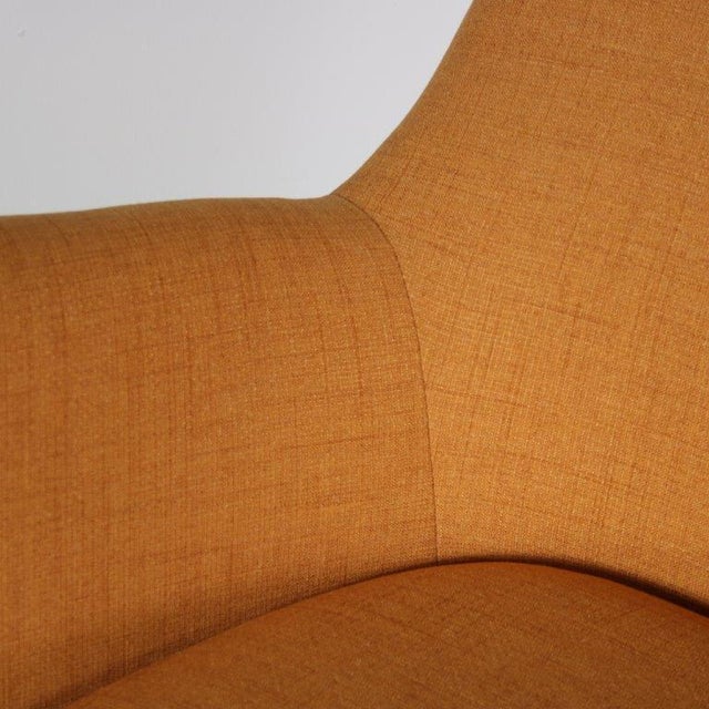 Brown Danish Poet Chair by Finn Juhl for Niels Vodder, 1950 For Sale - Image 8 of 14
