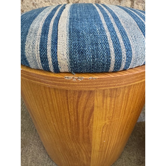 Pair of Vintage Wooden Storage Stools For Sale - Image 14 of 18