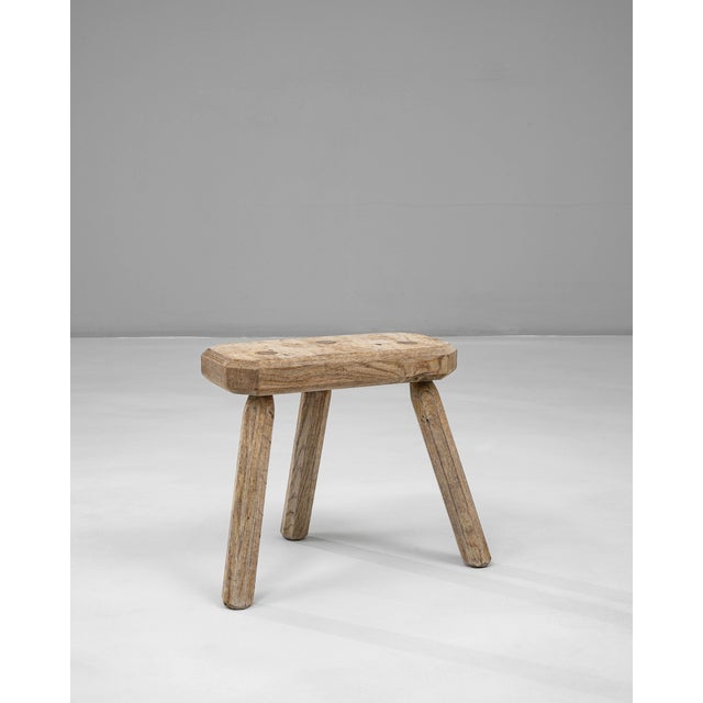 20th Century French Oak Tripod Stool For Sale - Image 12 of 18
