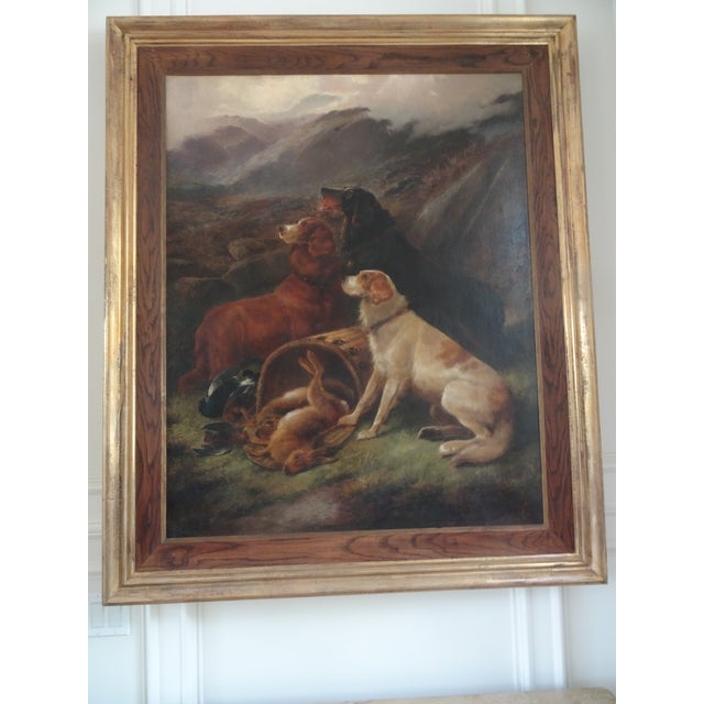 John Gifford was a Scottish painter of sporting dogs which he usually pictured in a highland setting with game. This is...