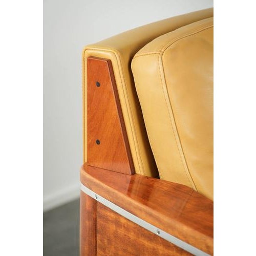 Art Deco Decoforma Series Frank Armchairs in Yellow Cowhide from Schuitema, Set of 2 For Sale - Image 13 of 16