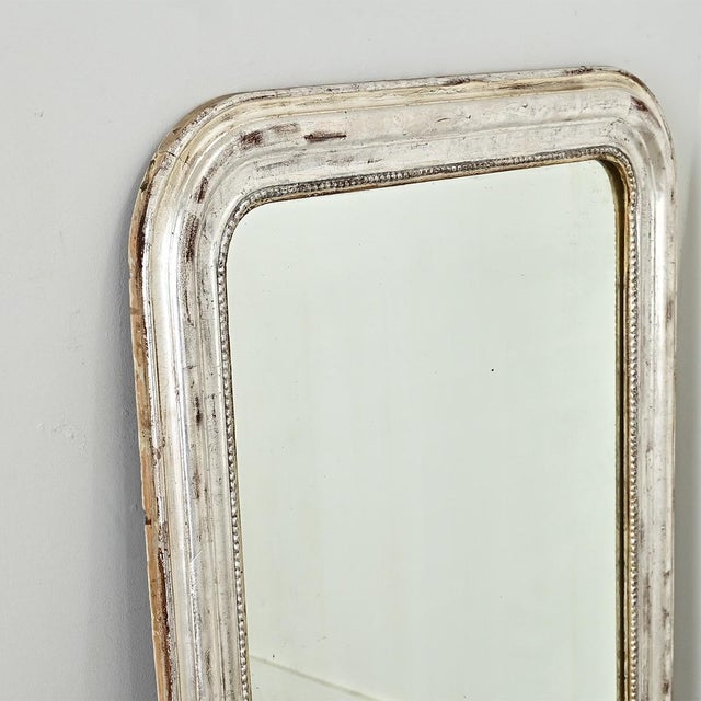 19th Century French 19th Century Silver Gilt Louis Philippe Mirror For Sale - Image 5 of 10