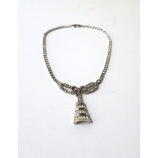 Diamond-Esque Tassel Pendant Necklace, Circa Late-20th Century For Sale In New York - Image 6 of 9