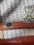 Mid 20th Century Vintage Mid-Century Scheibe Boston Folding Luggage Racks With Floral Tapestry – Pair For Sale - Image 5 of 12