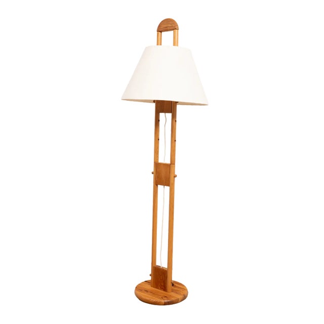 Textile Vintage Floor Light by +Lys , 1960s For Sale - Image 7 of 7